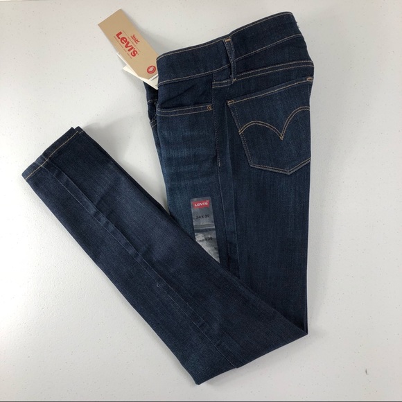 New Levi’s blue jeans 711 skinny size 24 x 30 (28) - Picture 2 of 8
